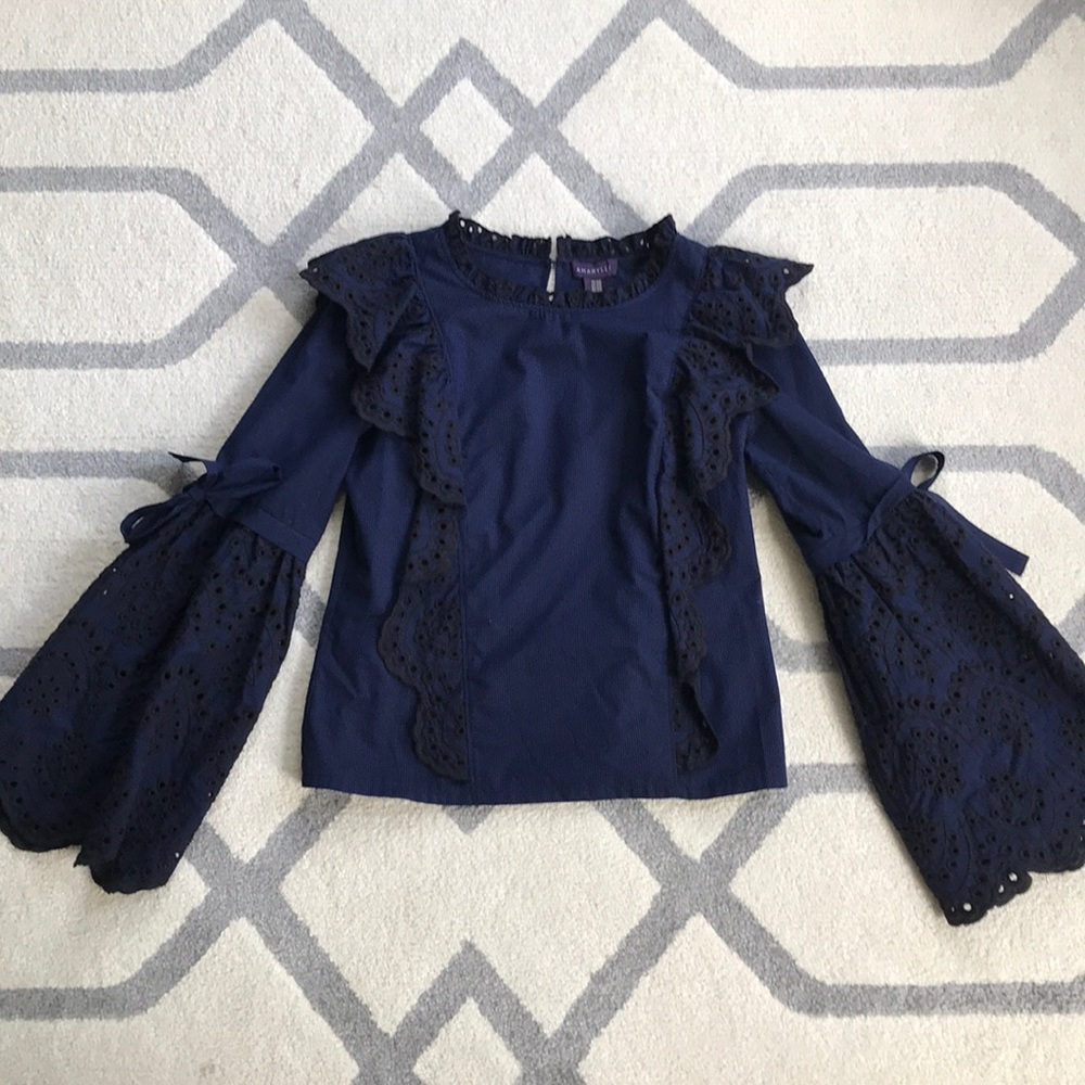 Blue blouse, size S/M